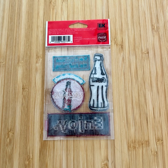 Coca-Cola iron on patch set NEW in package - Picture 2 of 4
